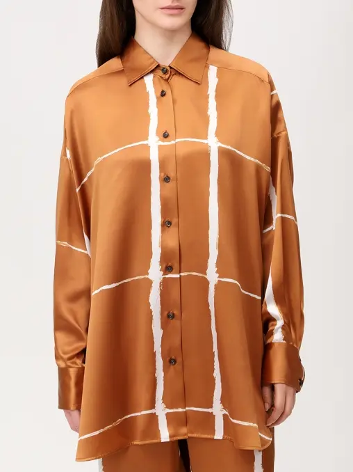 Блуза шелковая KITON