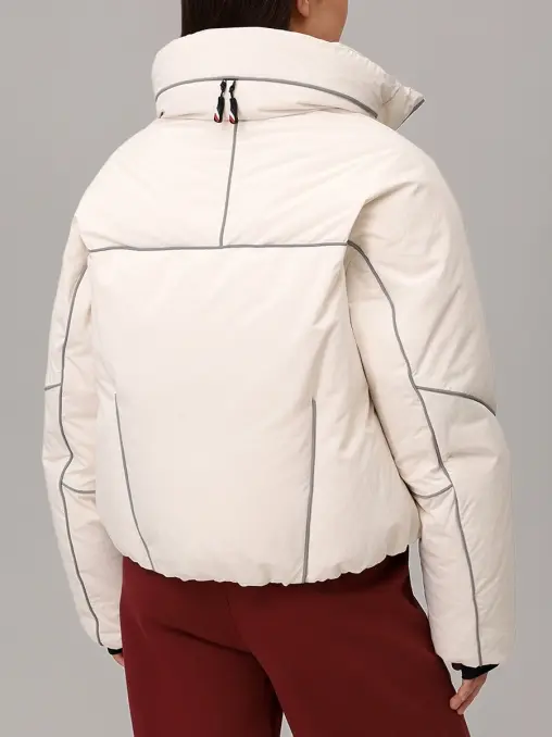 Пуховик однотонный MONCLER