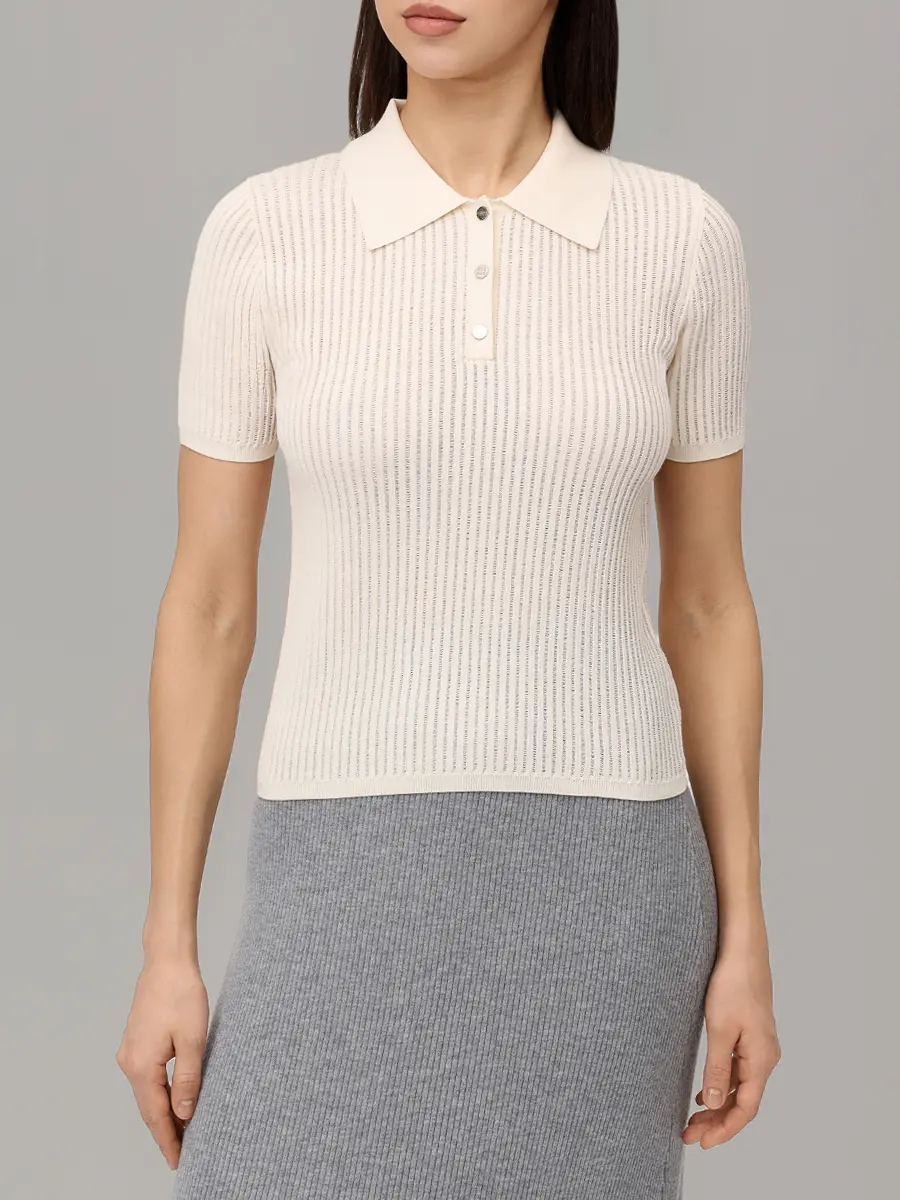 Поло "Воздушный ажур"