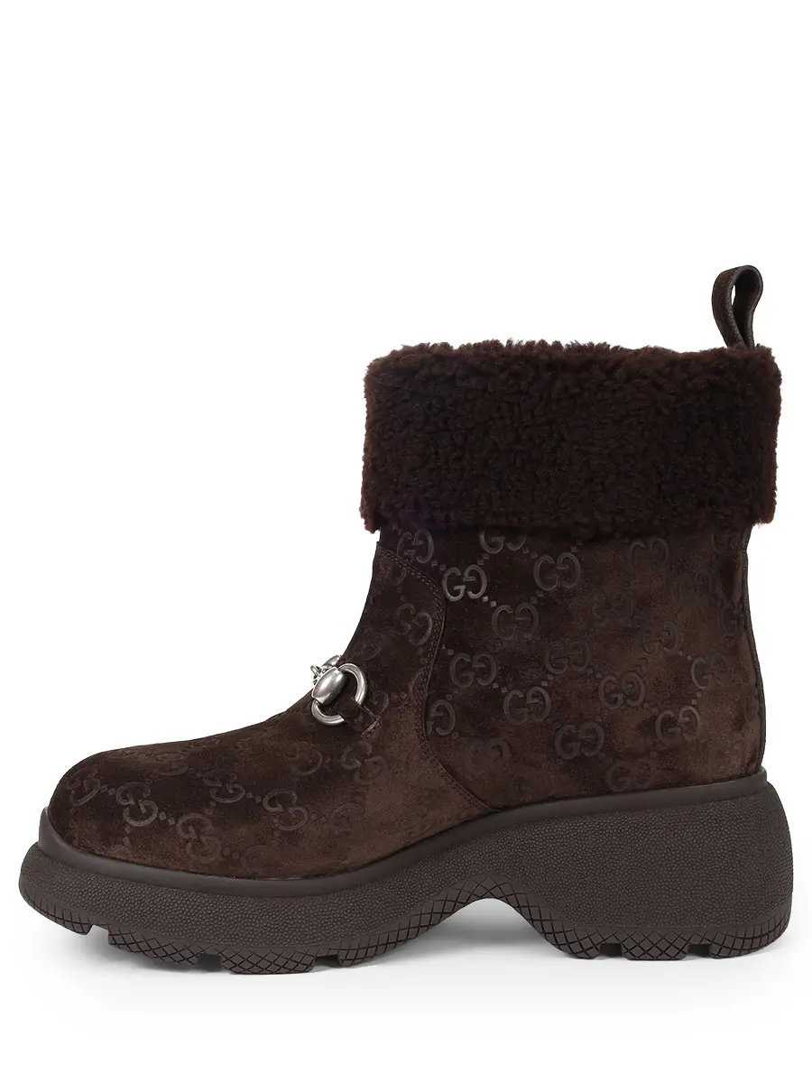 Ботинки замшевые на меху