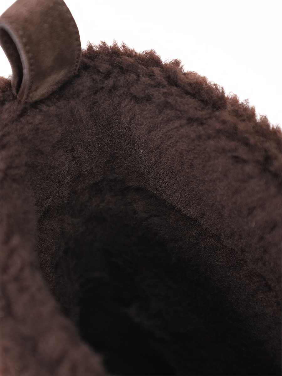 Ботинки замшевые на меху