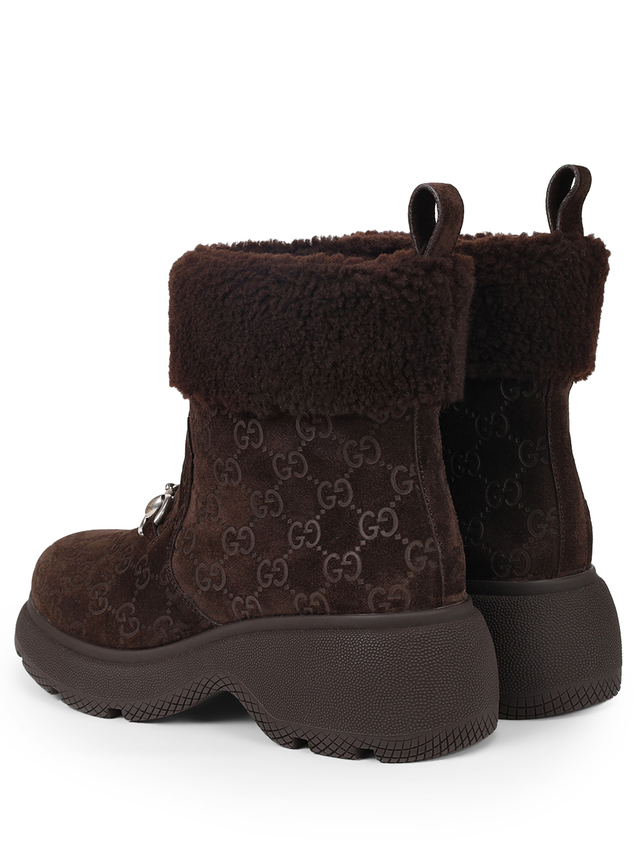 Ботинки замшевые на меху