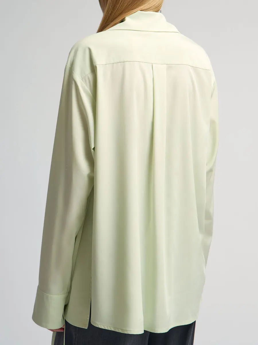 Блуза однотонная