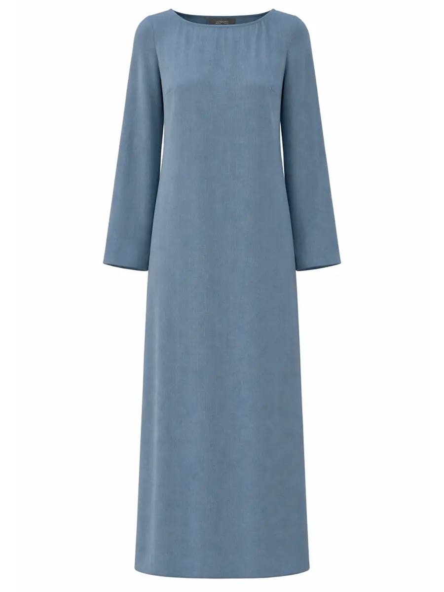 Платье однотонное