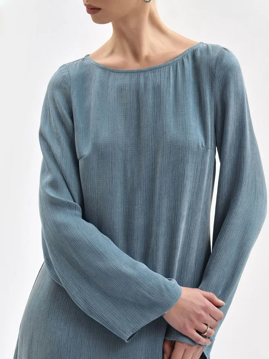 Платье однотонное