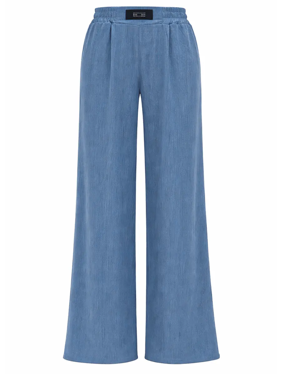 Брюки однотонные