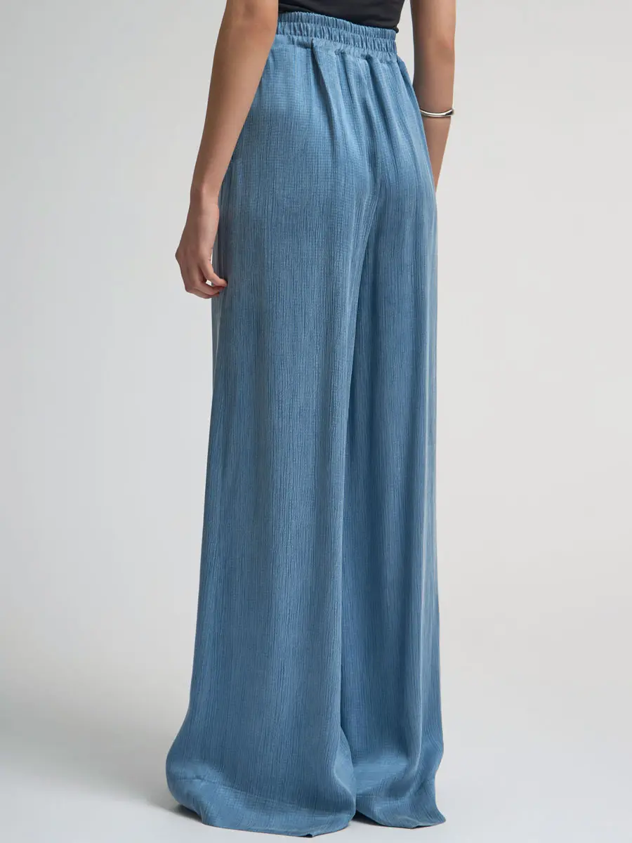 Брюки однотонные