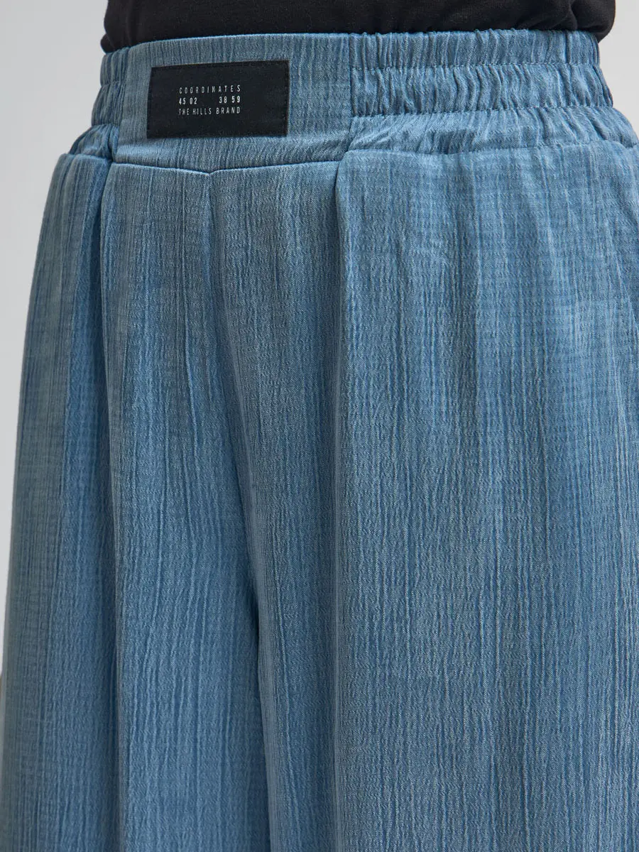 Брюки однотонные