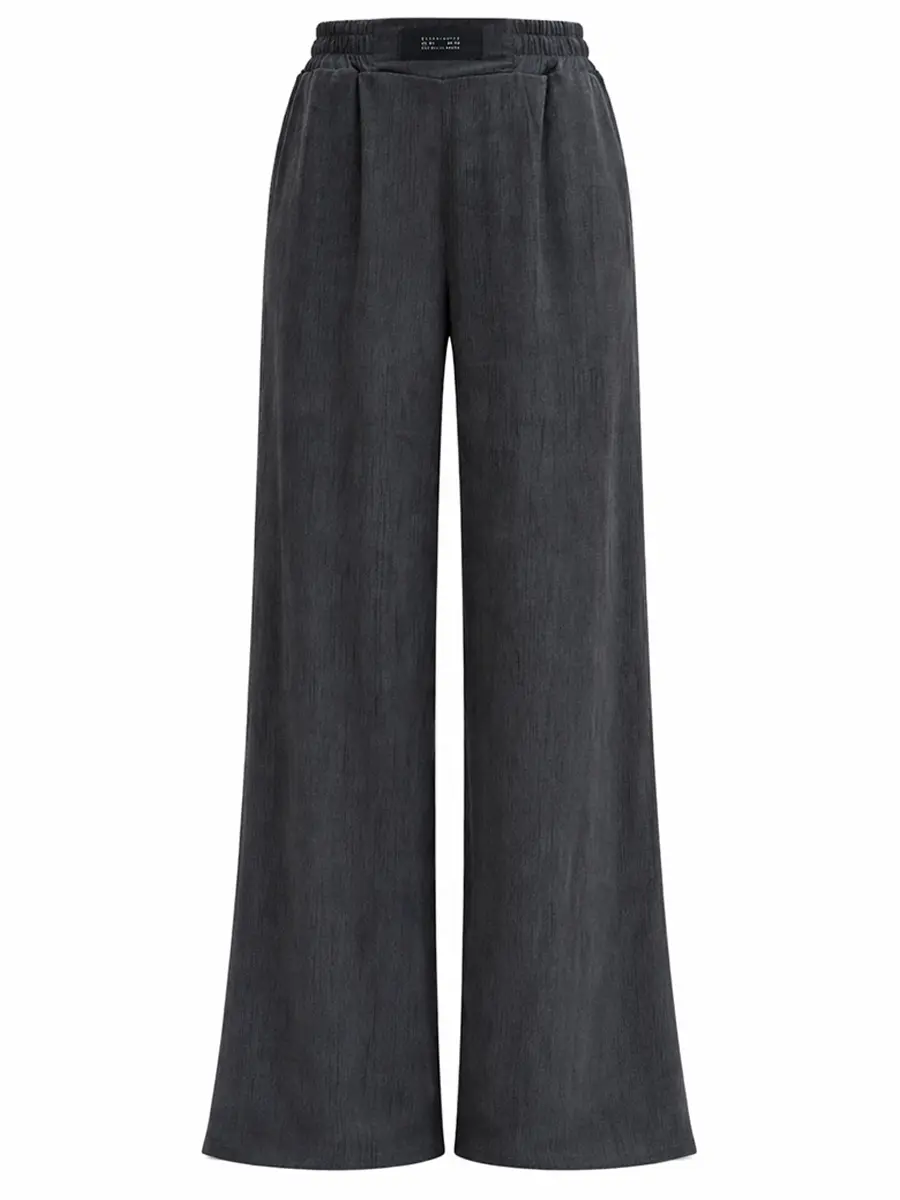 Брюки однотонные