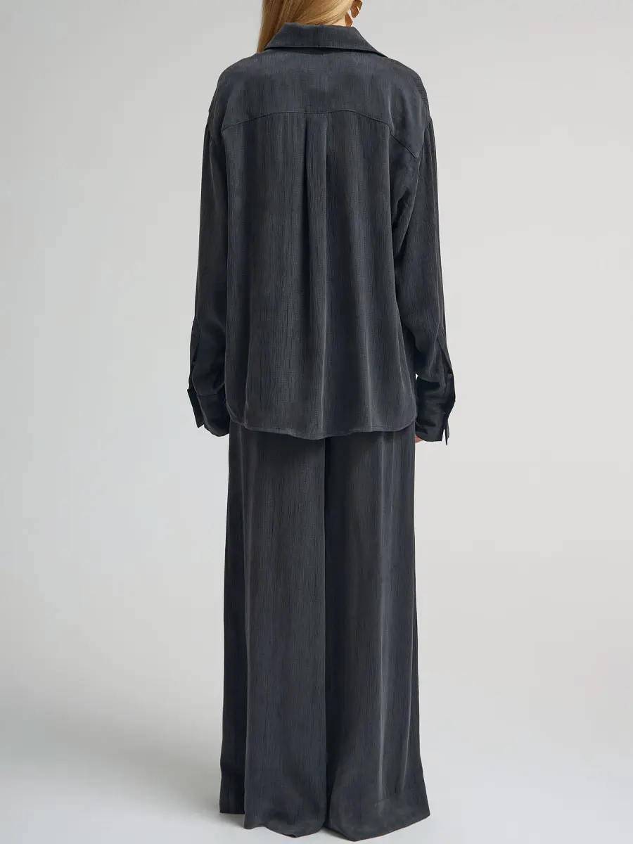 Брюки однотонные