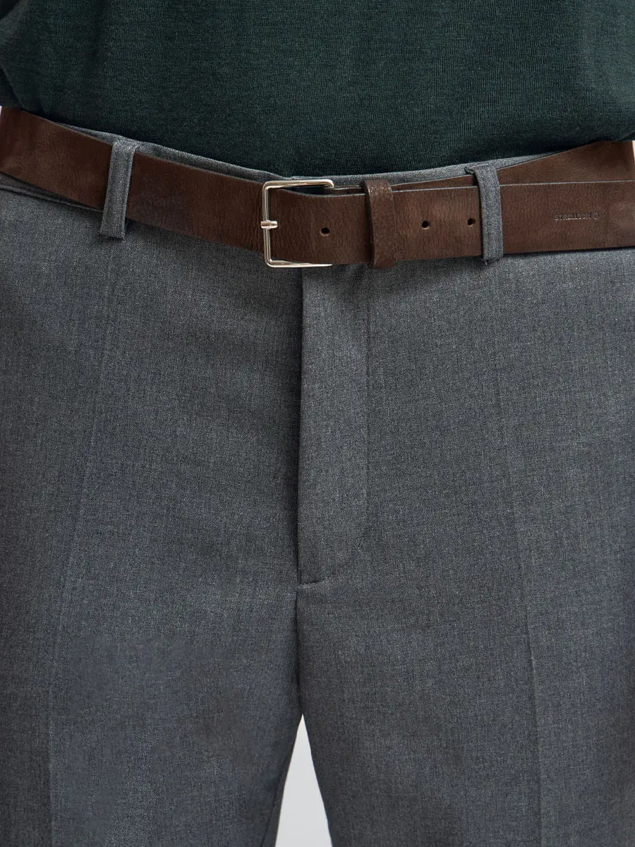 Брюки однотонные