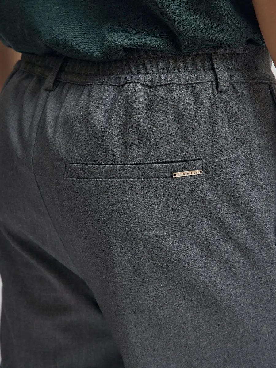 Брюки однотонные