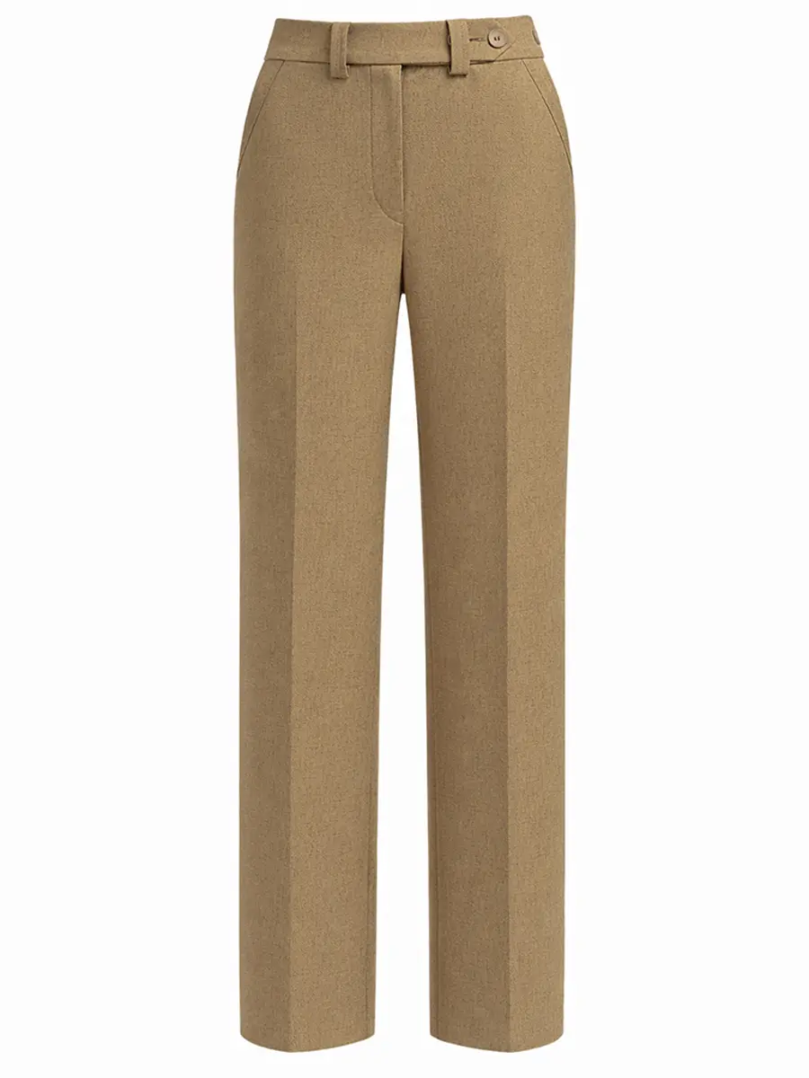 Брюки однотонные