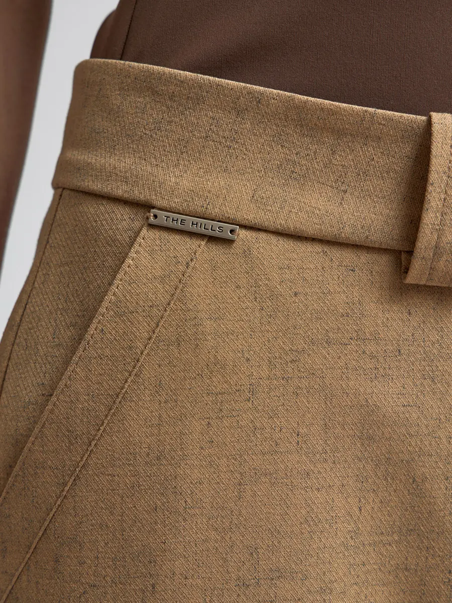 Брюки однотонные