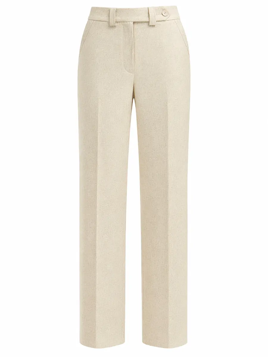 Брюки однотонные