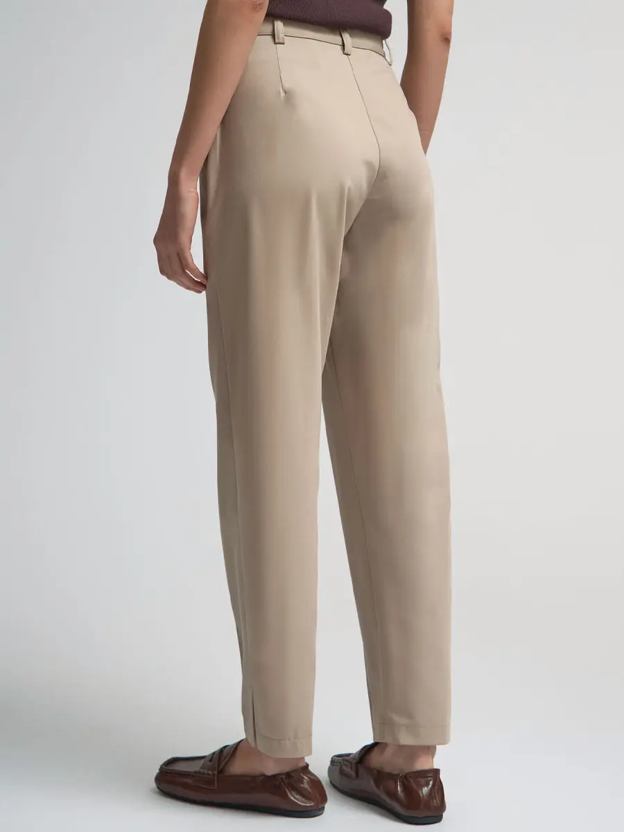 Брюки однотонные