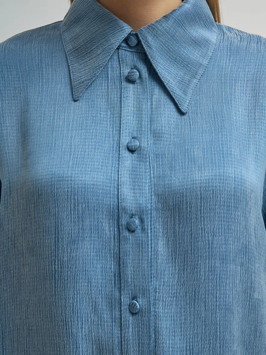 Рубашка однотонная