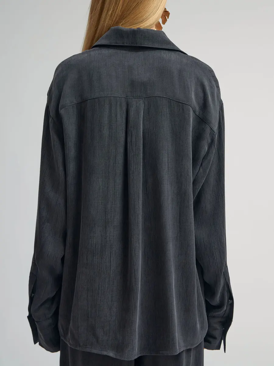 Рубашка однотонная