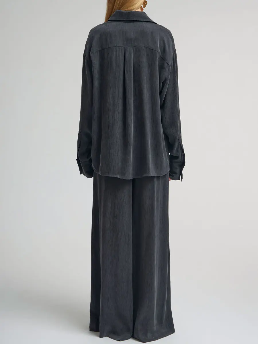 Рубашка однотонная