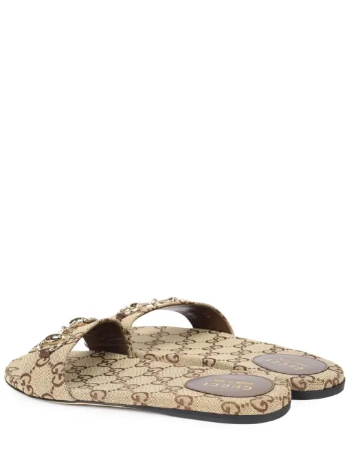 Шлепанцы текстильные GUCCI