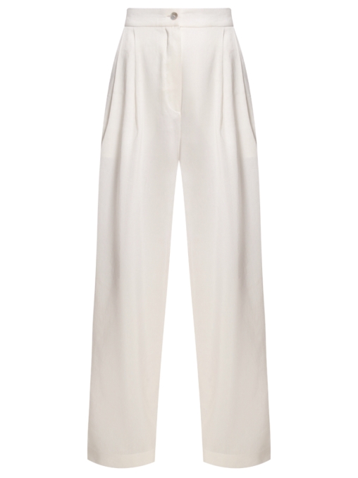 Брюки из шелка и льна ANA HILDEBRANT