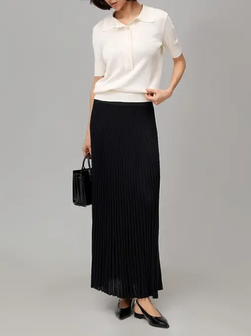 Поло из шелка ANA HILDEBRANT