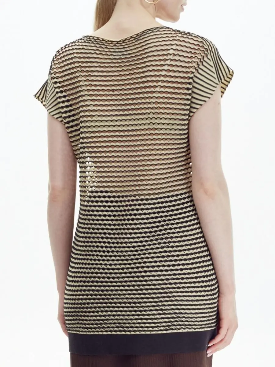 Блуза Арабская вязь из хлопка