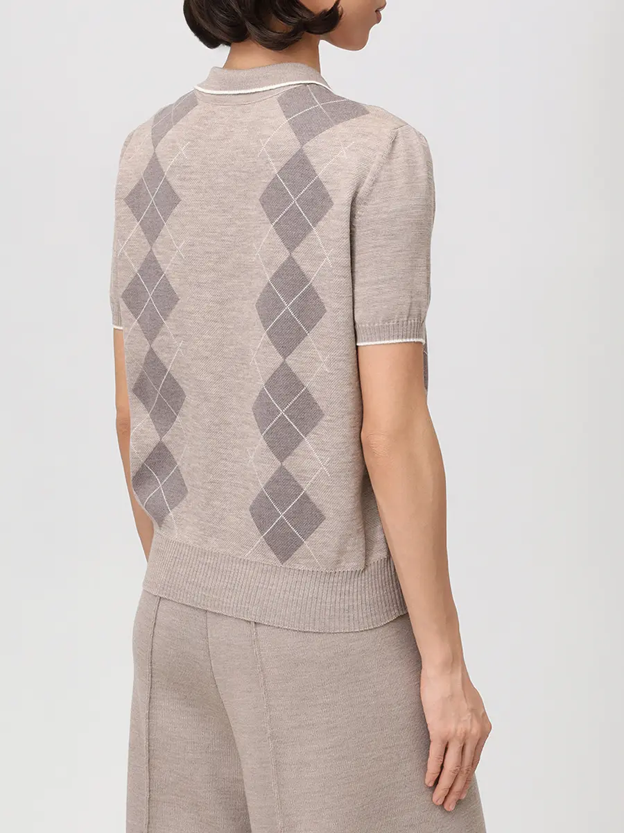 Поло Ромбы из мериноса