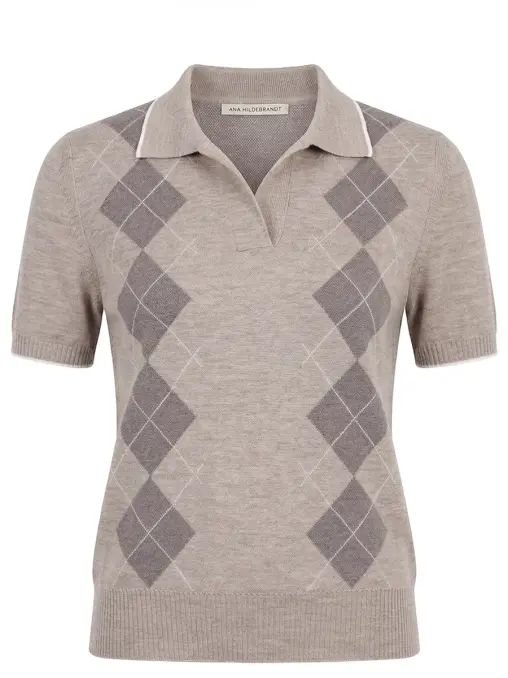 Поло Ромбы из мериноса ANA HILDEBRANT
