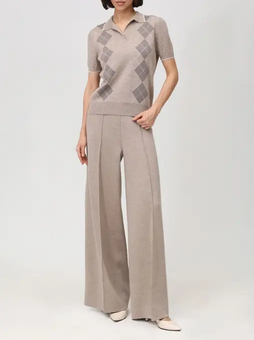 Поло Ромбы из мериноса ANA HILDEBRANT