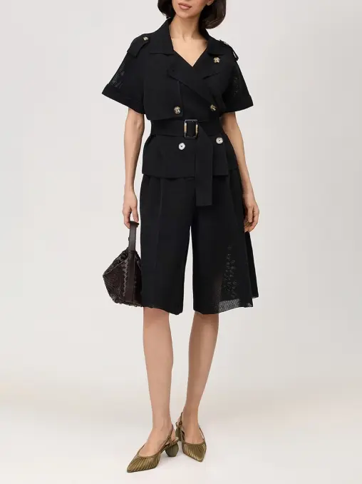 Бермуды Сетка из хлопка и шелка ANA HILDEBRANT