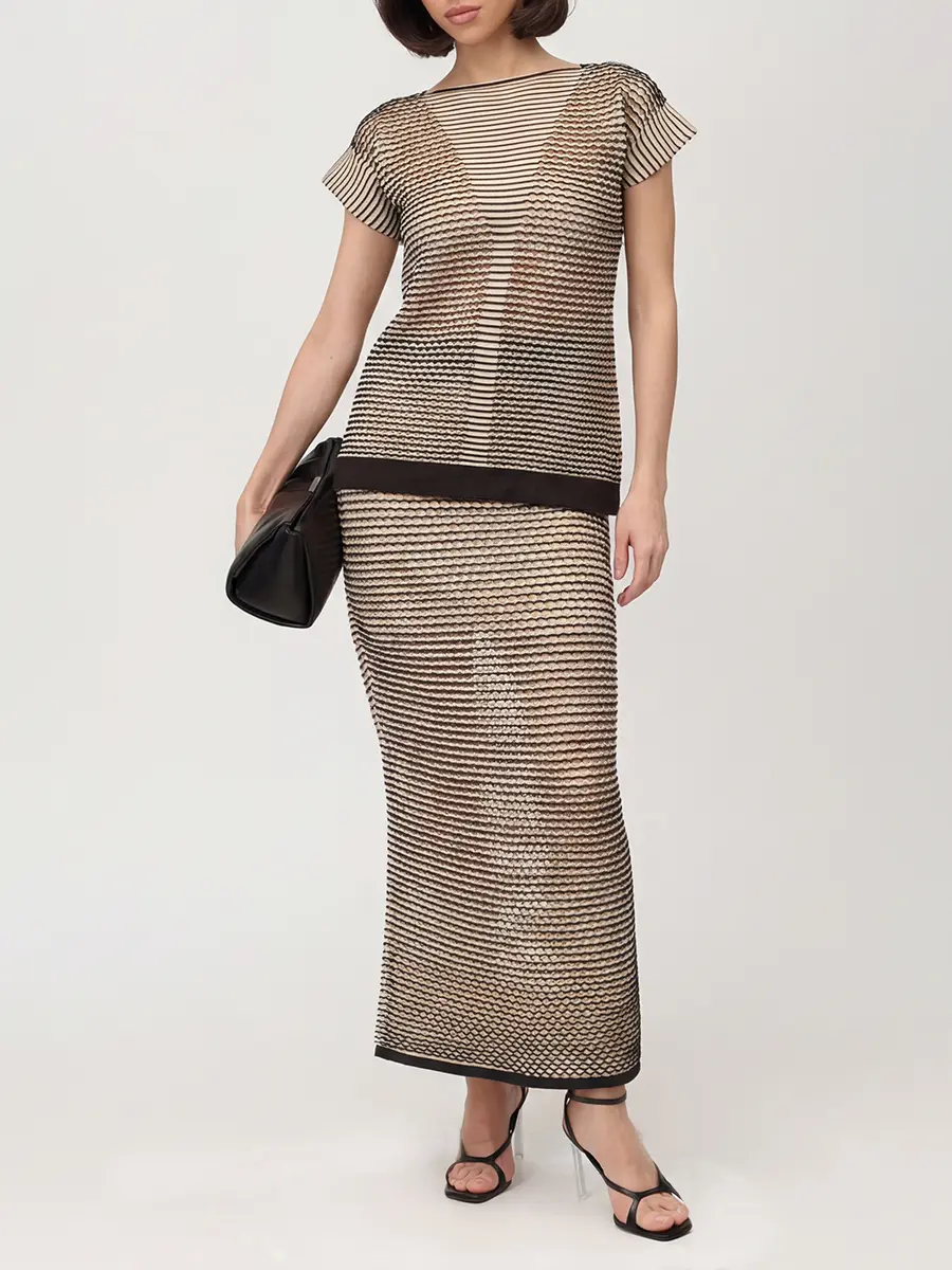 Юбка Арабская вязь из хлопка