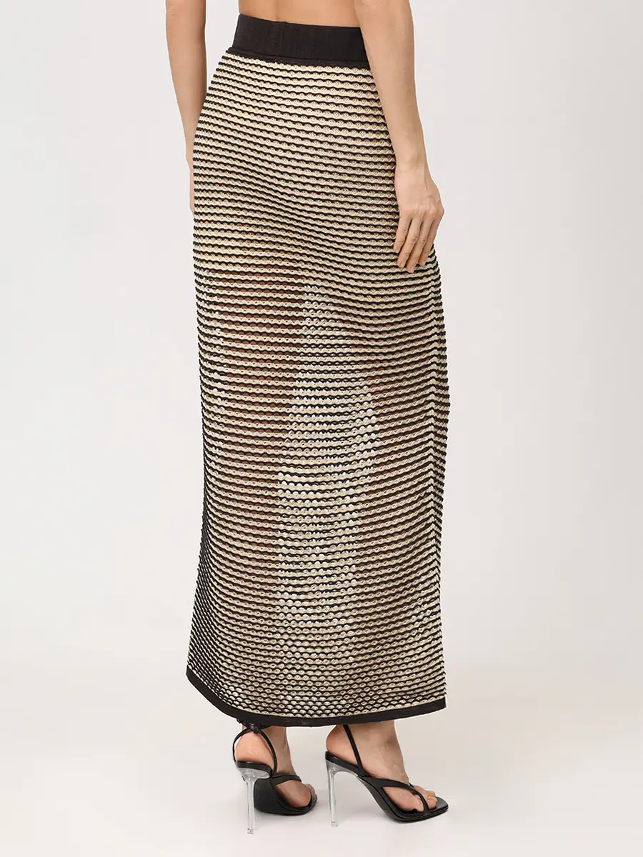 Юбка Арабская вязь из хлопка