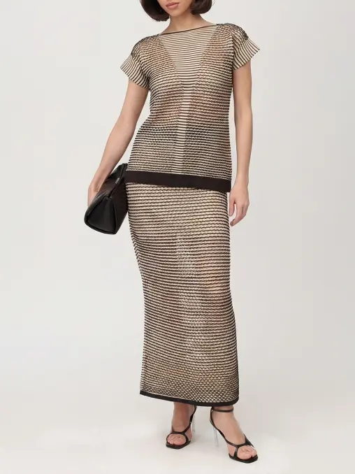 Юбка Арабская вязь из хлопка ANA HILDEBRANT