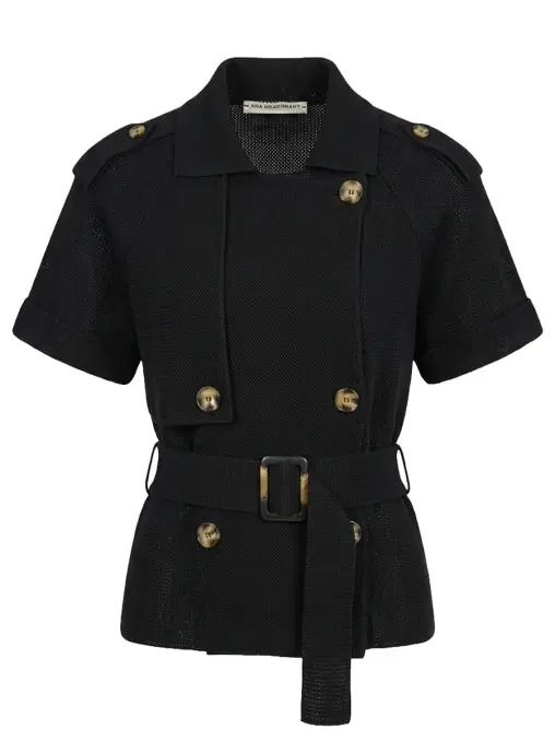 Жакет Сафари Сетка из хлопка и шелка ANA HILDEBRANT
