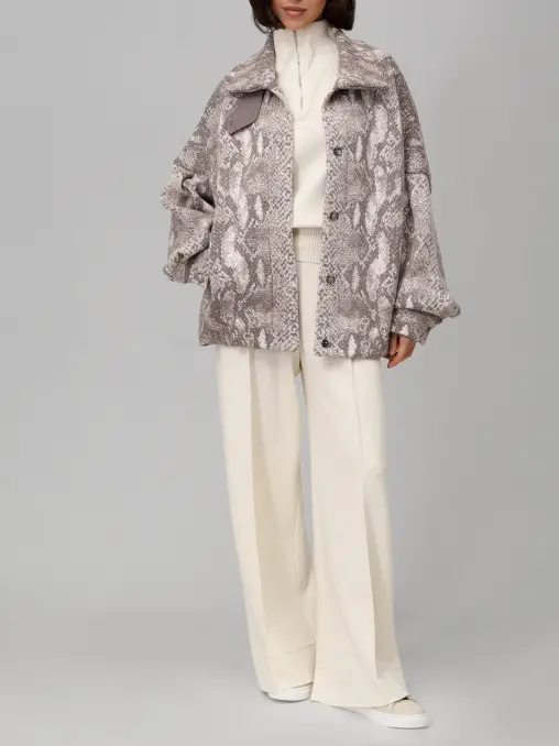 Бомбер Тессуто Питон из мериноса ANA HILDEBRANT