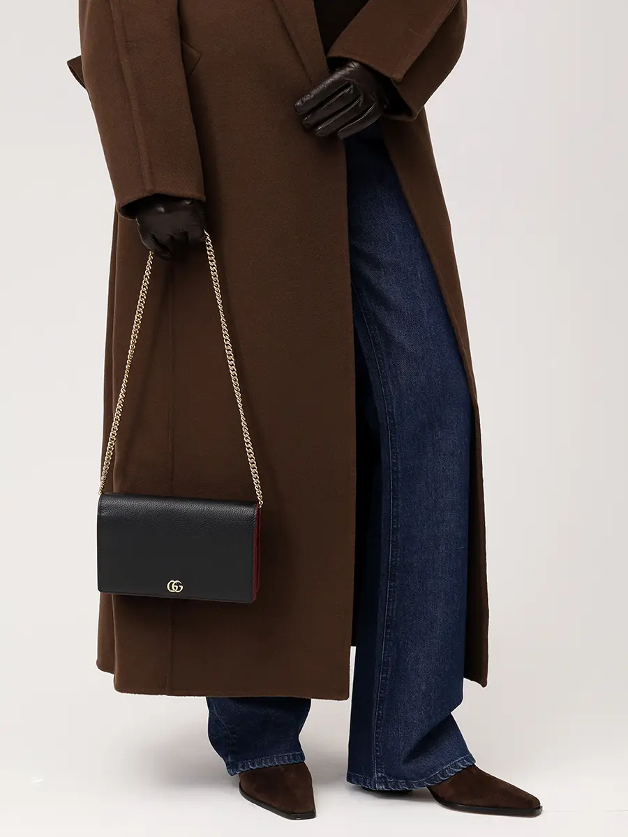 Клатч кожаный