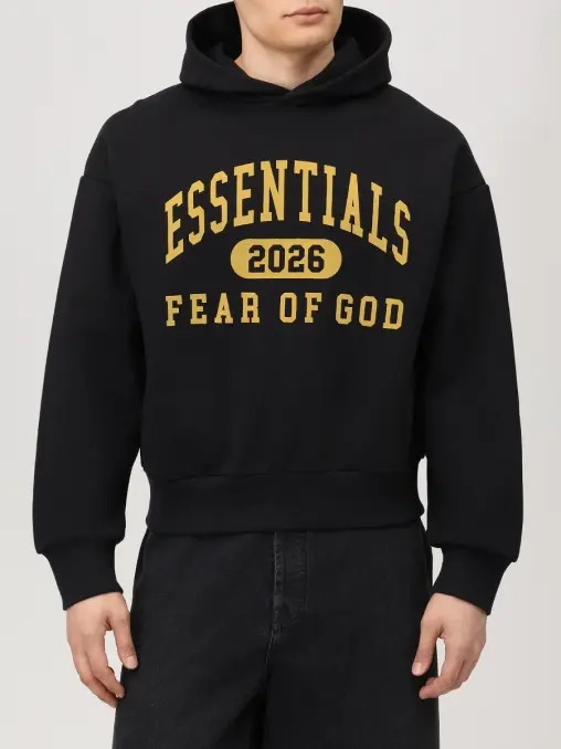 Худи хлопковое FEAR OF GOD