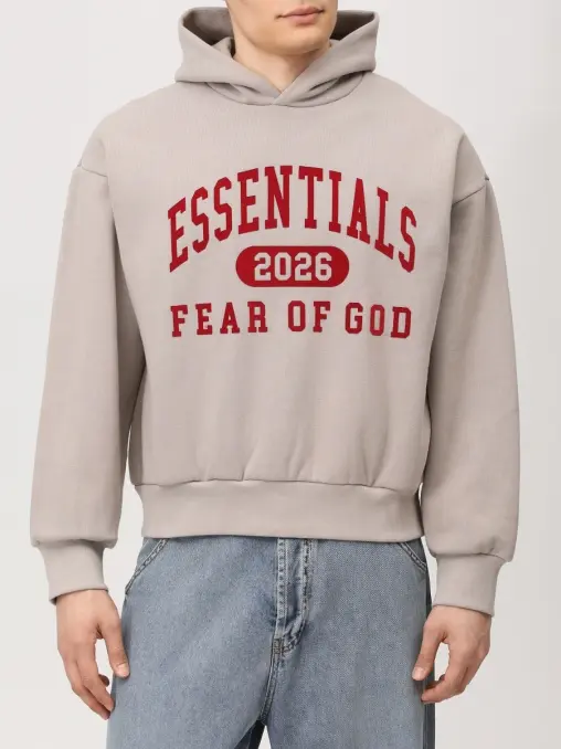 Худи хлопковое FEAR OF GOD