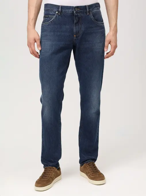 Джинсы Regular Fit хлопковые DOLCE & GABBANA