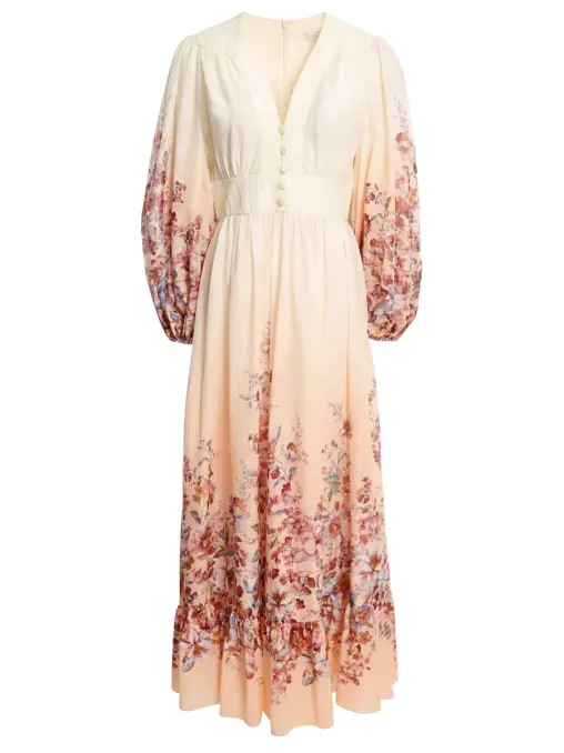 Платье хлопковое ZIMMERMANN