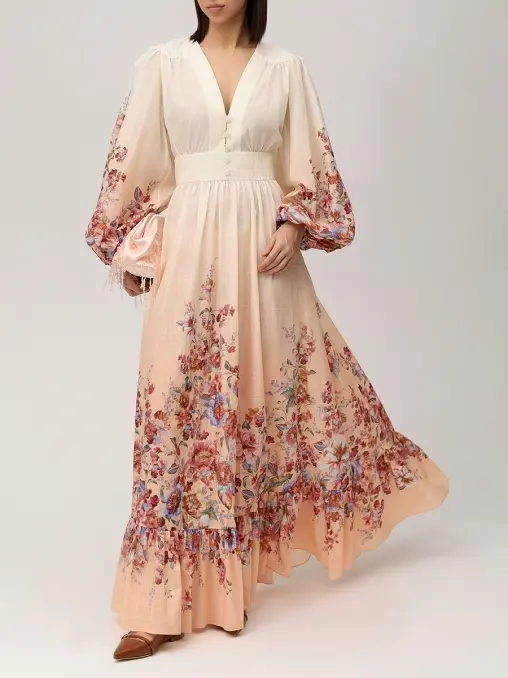 Платье хлопковое ZIMMERMANN