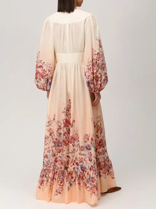 Платье хлопковое ZIMMERMANN