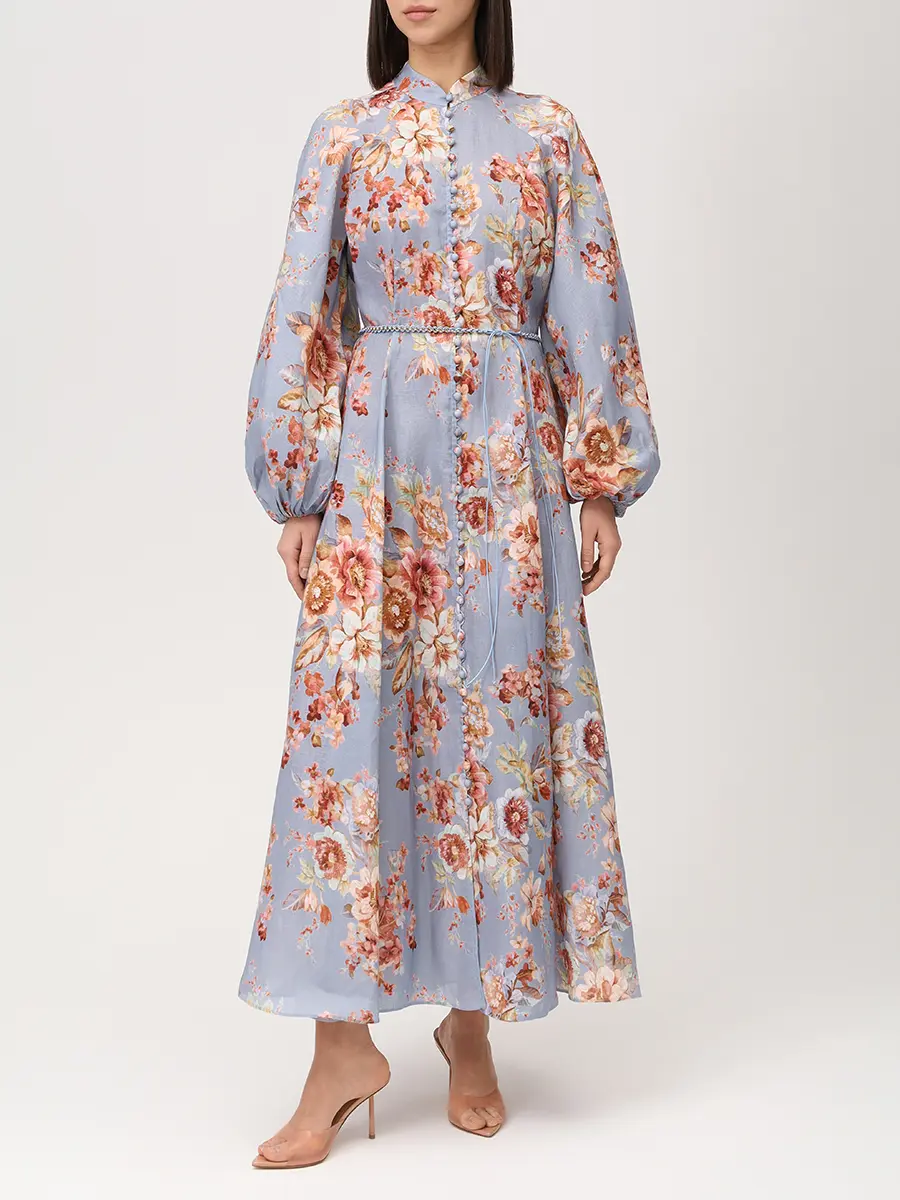 Платье льняное