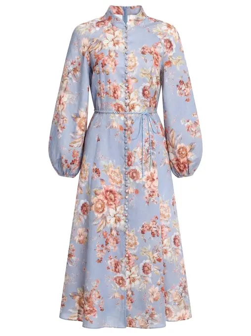 Платье льняное ZIMMERMANN