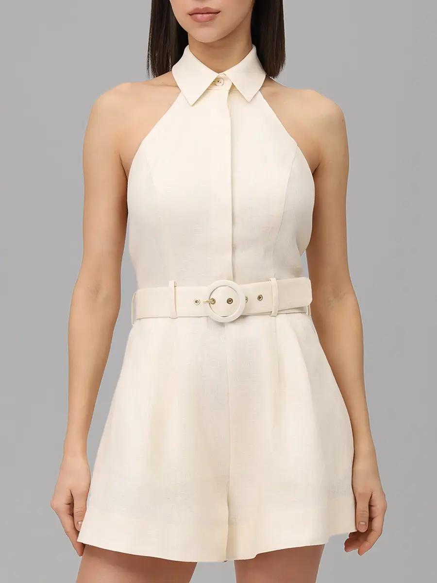 Комбинезон льняной