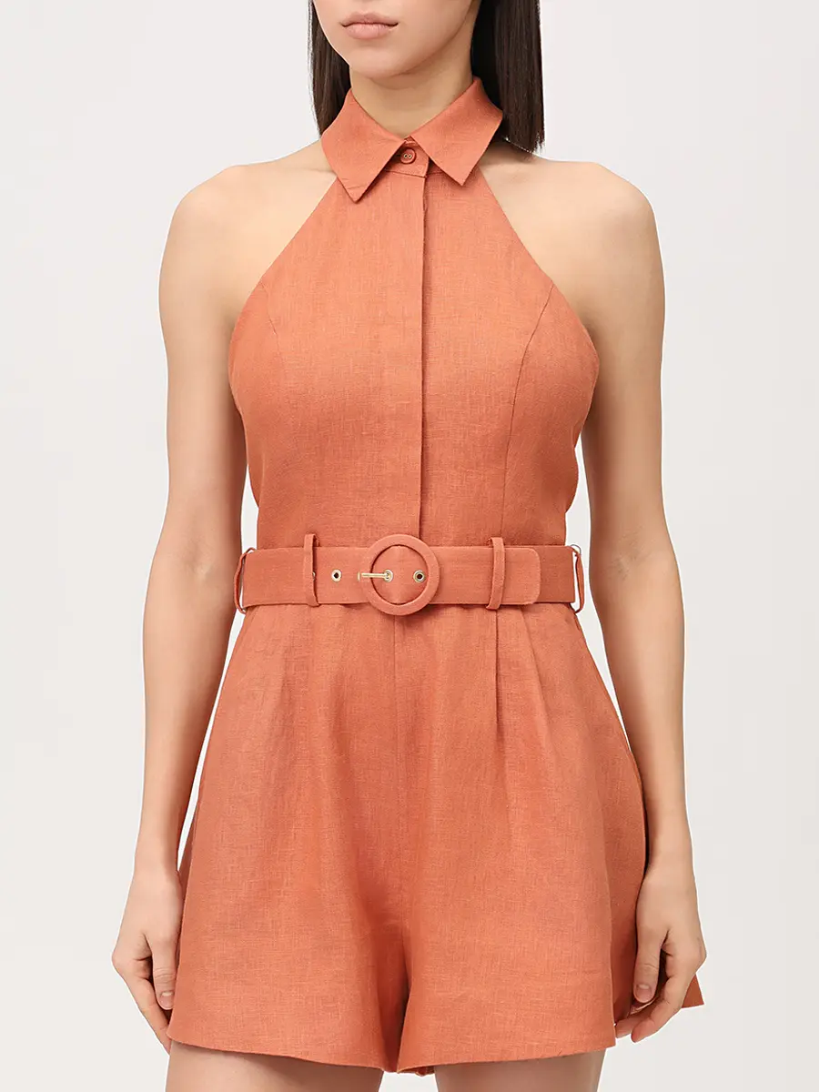 Комбинезон льняной