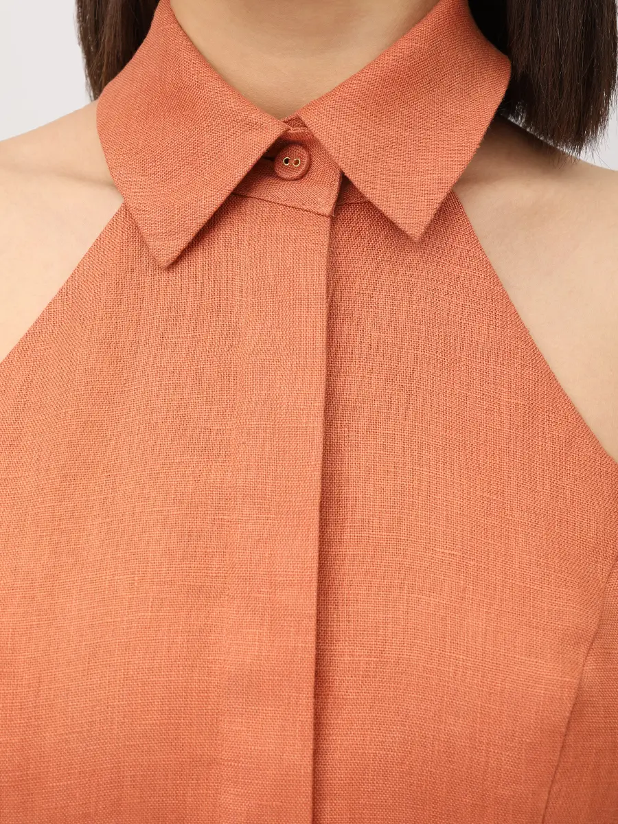 Комбинезон льняной