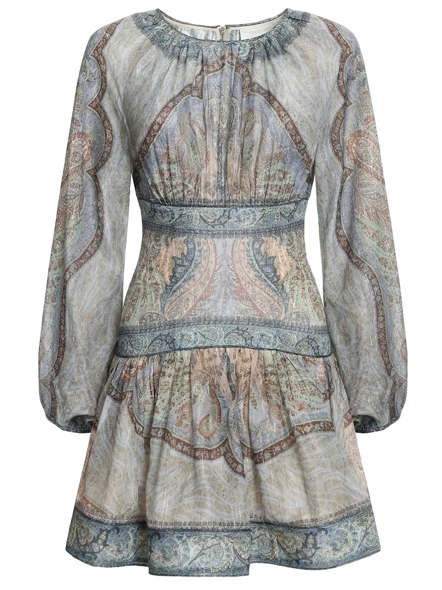 Платье из хлопка и шелка