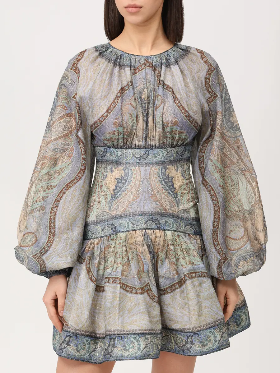 Платье из хлопка и шелка